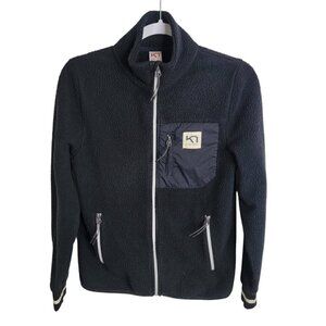 Kari Traa Rothe Mid Layer Sherpa Fleece Full Zip Jacket XS Outdoor Hiking Resort